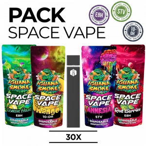 Pack 30 Vapes de STV o 10OH - Space Vape 1ml