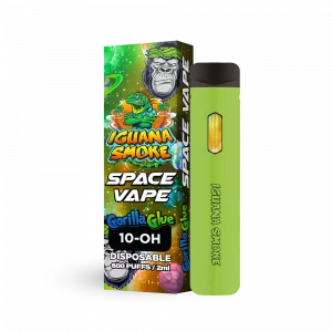 Caja más vaper verde Gorilla Glue 10-OH 2ml dcha