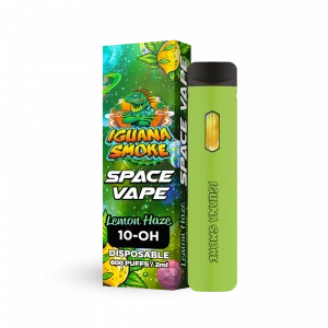 Caja más vaper verde Lemon Haze 10-OH 2ml dcha