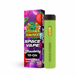 Caja más vaper verde Strawberry 10-OH 2ml dcha
