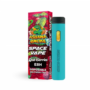 Caja más vaper azul Red berries E8H 2ml dcha